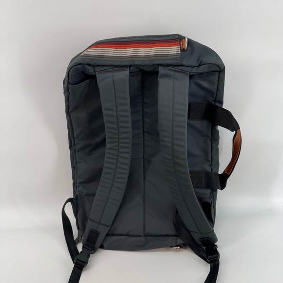 Paul Smith 3Way Briefcase Backpack Men’s Business Bag Khaki Nylon Leather - Picture 3 of 8